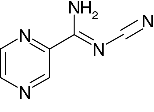 Pyrazine-2-N-cyanoamidine