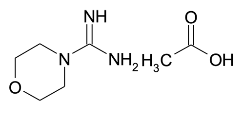 Morpholine-4-carboxamidinium acetate