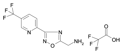 C-[3-(5'-(Trifluoromethyl)pyridin-2'-yl)-[1,2,4]oxadiazol-5-yl]-methylammonium trifluoroacetate