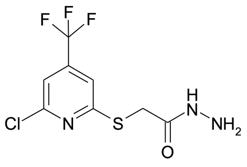 (6-Chloro-4-(trifluoromethyl)pyridin-2-ylsulfanyl)acethydrazide