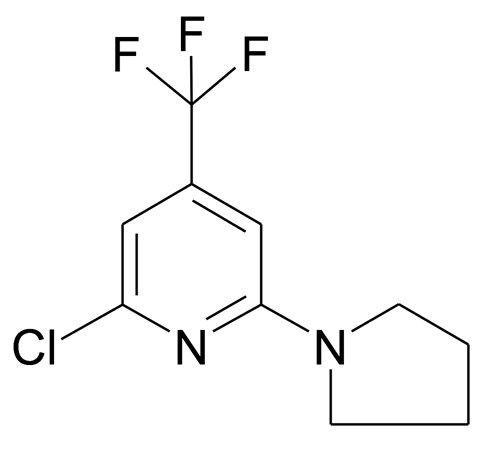 2-Chloro-6-pyrrolidin-1'-yl-4-(trifluoromethyl)pyridine