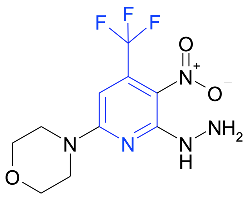 6-Morpholin-4'-yl-3-nitro-4-(trifluoromethyl)pyridin-2-ylhydrazine