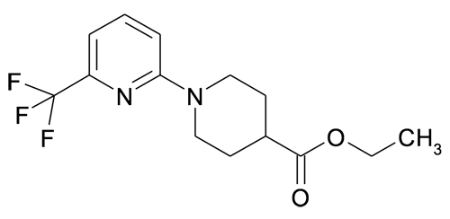 6'-Trifluoromethyl-3,4,5,6-tetrahydro-2H-[1,2']bipyridinyl-4-carboxylic acid ethyl ester