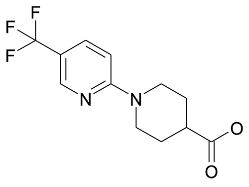 N-[5'-(trifluoromethyl)pyridin-2'-yl]piperidine-4-carboxylic acid