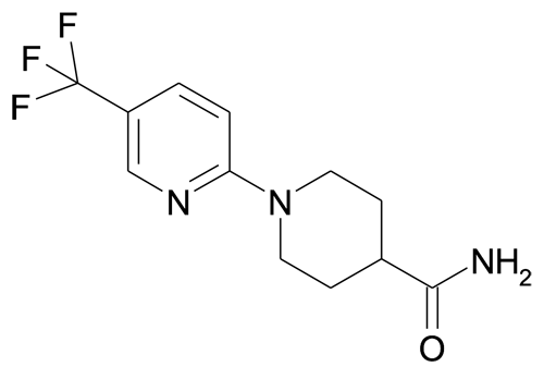 5'-Trifluoromethyl-3,4,5,6-tetrahydro-2H-[1,2']bipyridinyl-4-carboxylic acid amide