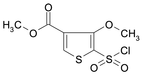 5-Chlorosulfonyl-4-methoxy-thiophene-3-carboxylic acid methyl ester
