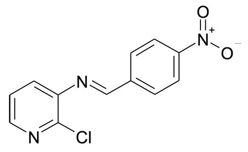 (2-Chloro-pyridin-3-yl)-[1-(4-nitro-phenyl)-meth-(E)-ylidene]-amine