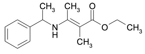 (E)-2-Methyl-3-(1-phenyl-ethylamino)-but-2-enoic acid ethyl ester
