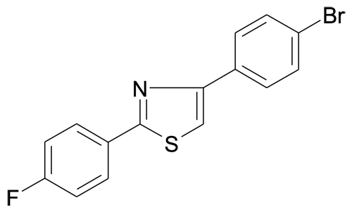 4-(4-Bromo-phenyl)-2-(4-fluoro-phenyl)-thiazole