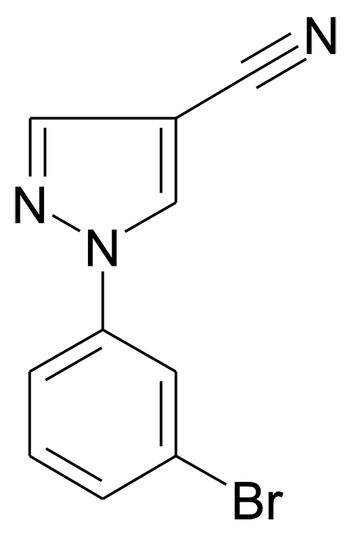 1-(3-Bromo-phenyl)-1H-pyrazole-4-carbonitrile
