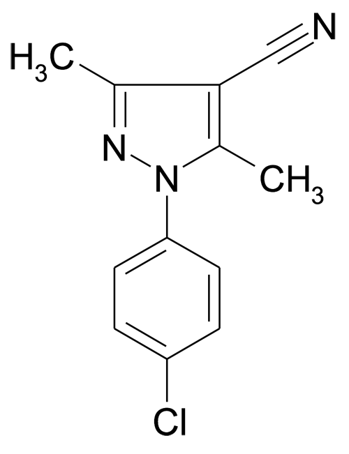 1-(4-Chloro-phenyl)-3,5-dimethyl-1H-pyrazole-4-carbonitrile