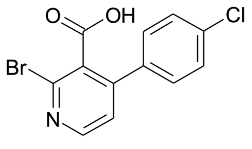 2-Bromo-4-(4-chloro-phenyl)-nicotinic acid