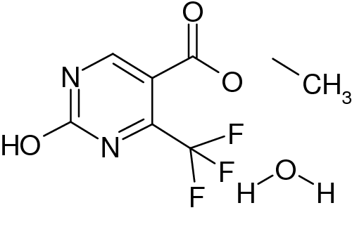 2-Hydroxy-4-trifluoromethyl-pyrimidine-5-carboxylic acid ethyl ester; hydrate