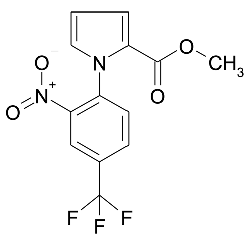 1-(2-Nitro-4-trifluoromethyl-phenyl)-1H-pyrrole-2-carboxylic acid methyl ester