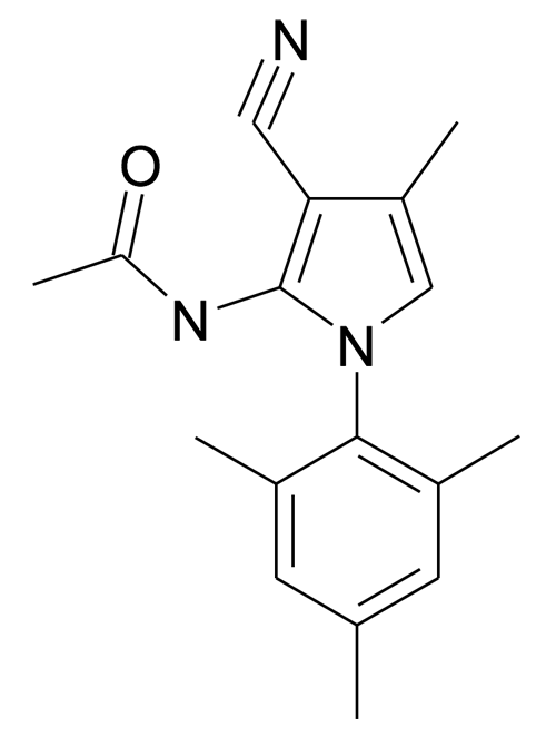 N-[3-Cyano-4-methyl-1-(2,4,6-trimethyl-phenyl)-1H-pyrrol-2-yl]-acetamide