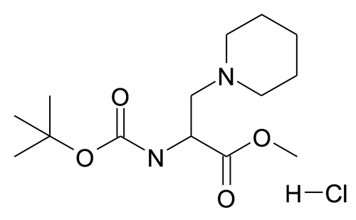 2-tert-Butoxycarbonylamino-3-piperidin-1-yl-propionic acid methyl ester; hydrochloride