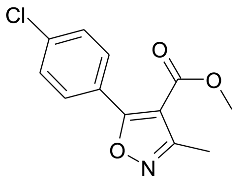 5-(4-Chloro-phenyl)-3-methyl-isoxazole-4-carboxylic acid methyl ester
