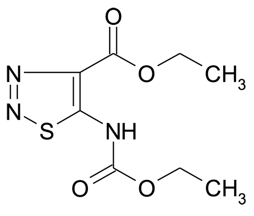 5-Ethoxycarbonylamino-[1,2,3]thiadiazole-4-carboxylic acid ethyl ester