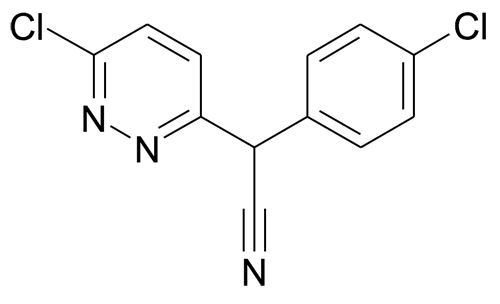 (4-Chloro-phenyl)-(6-chloro-pyridazin-3-yl)-acetonitrile