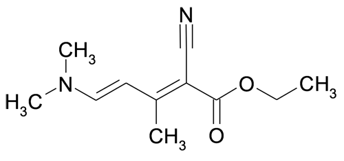 (2E,4E)-2-Cyano-5-dimethylamino-3-methyl-penta-2,4-dienoic acid ethyl ester