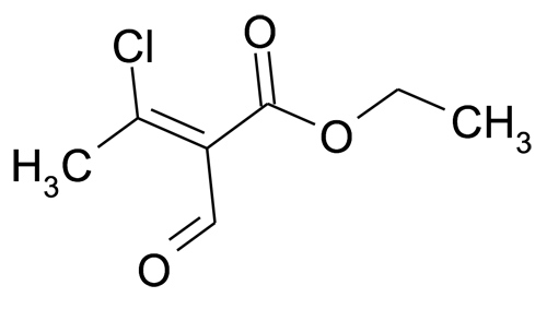 (Z)-3-Chloro-2-formyl-but-2-enoic acid ethyl ester