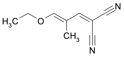 2-((E)-3-Ethoxy-2-methyl-allylidene)-malononitrile
