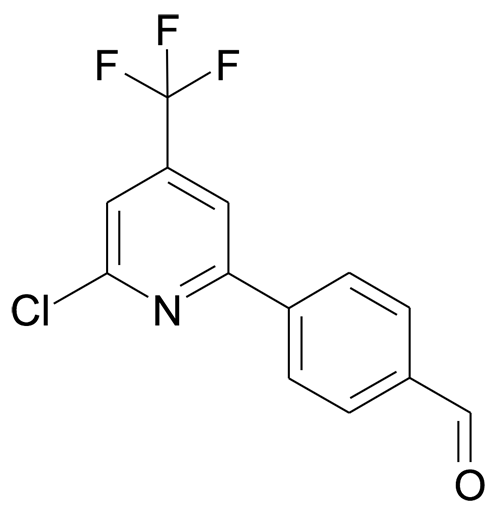 4-(6-Chloro-4-trifluoromethyl-pyridin-2-yl)-benzaldehyde