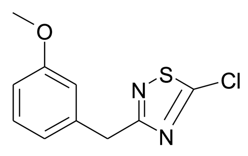 5-Chloro-3-(3-methoxy-benzyl)-[1,2,4]thiadiazole