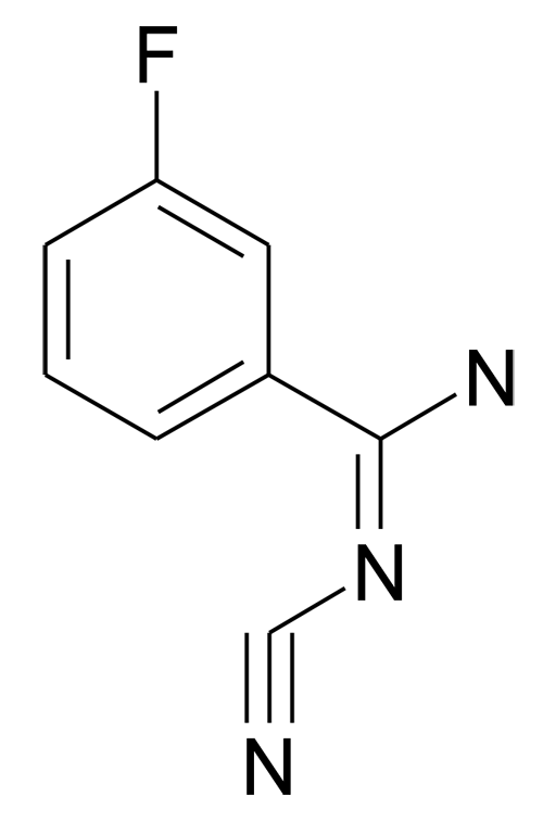 3 Fluoro-(N-cyanobenzamidine)