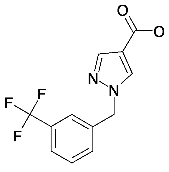 1-(3-Trifluoromethyl-benzyl)-1H-pyrazole-4-carboxylic acid