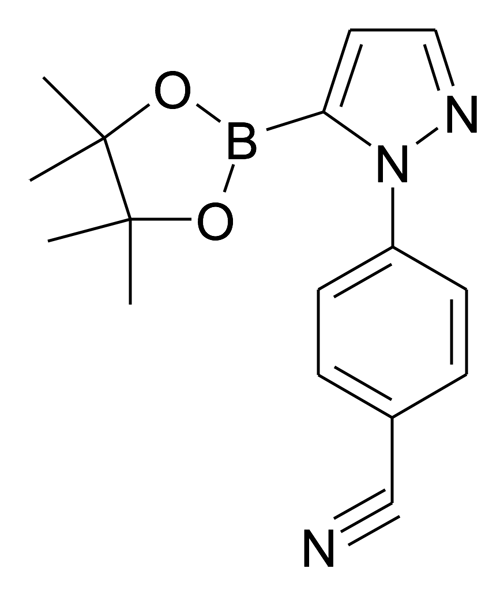 4-[5-(4,4,5,5-Tetramethyl-[1,3,2]dioxaborolan-2-yl)-pyrazol-1-yl]-benzonitrile