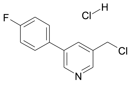 3-Chloromethyl-5-(4-fluoro-phenyl)-pyridine; hydrochloride