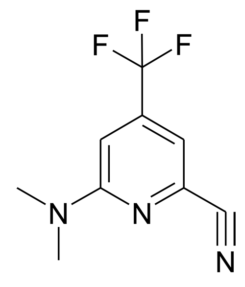 6-Dimethylamino-4-trifluoromethyl-pyridine-2-carbonitrile