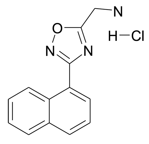 C-(3-Naphthalen-1-yl-[1,2,4]oxadiazol-5-yl)-methylamine; hydrochloride
