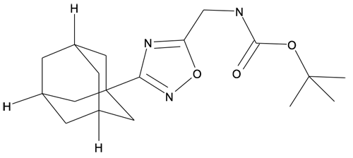 (3-Adamantan-1-yl-[1,2,4]oxadiazol-5-ylmethyl)-carbamic acid tert-butyl ester