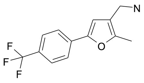C-[2-Methyl-5-(4-trifluoromethyl-phenyl)-furan-3-yl]-methylamine