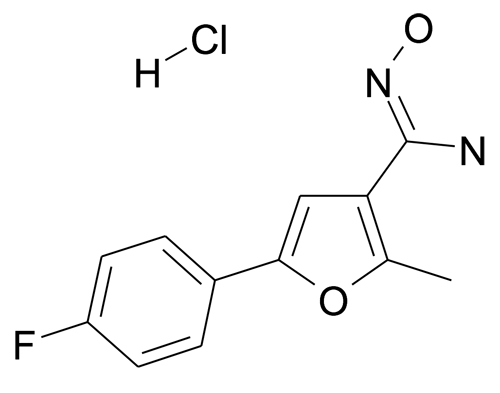 5-(4-Fluoro-phenyl)-N-hydroxy-2-methyl-furan-3-carboxamidine; hydrochloride
