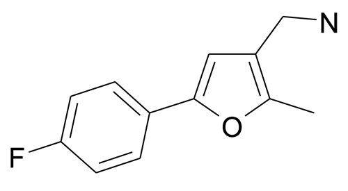C-[5-(4-Fluoro-phenyl)-2-methyl-furan-3-yl]-methylamine
