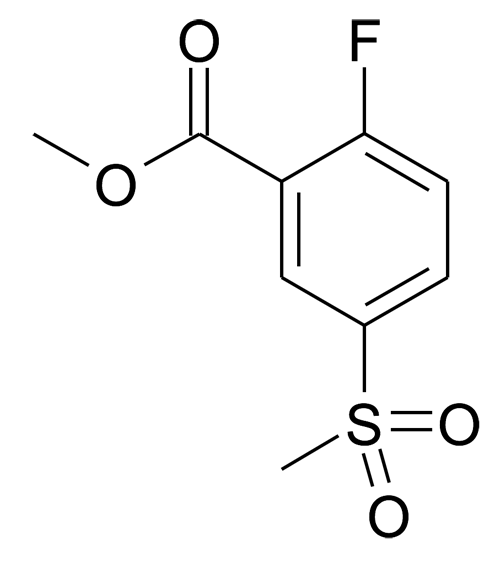 2-Fluoro-5-methanesulfonyl-benzoic acid methyl ester