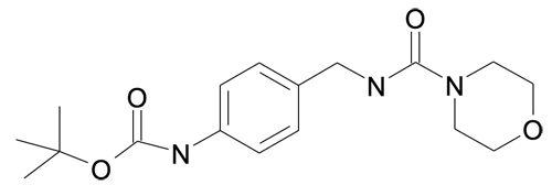 (4-{[(Morpholine-4-carbonyl)-amino]-methyl}-phenyl)-carbamic acid tert-butyl ester