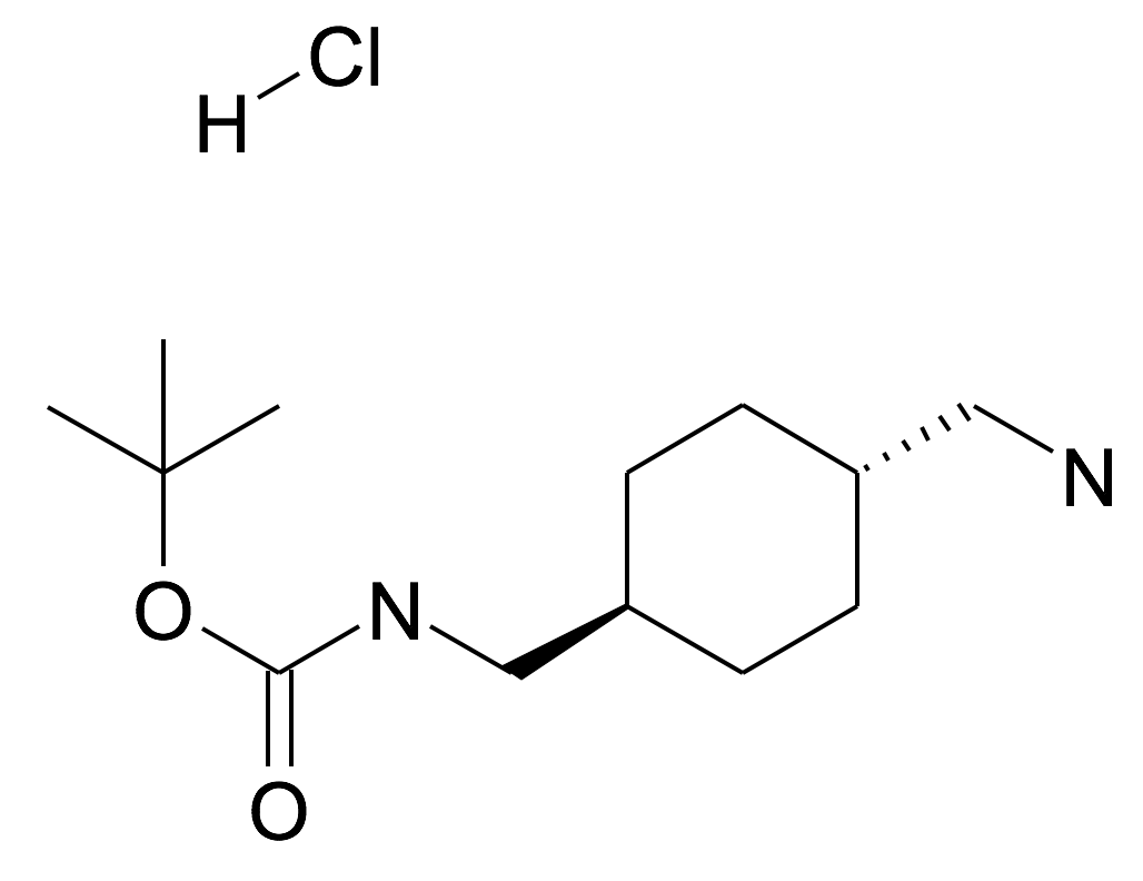 trans-(4-Aminomethyl-cyclohexylmethyl)-carbamic acid tert-butyl ester; hydrochloride