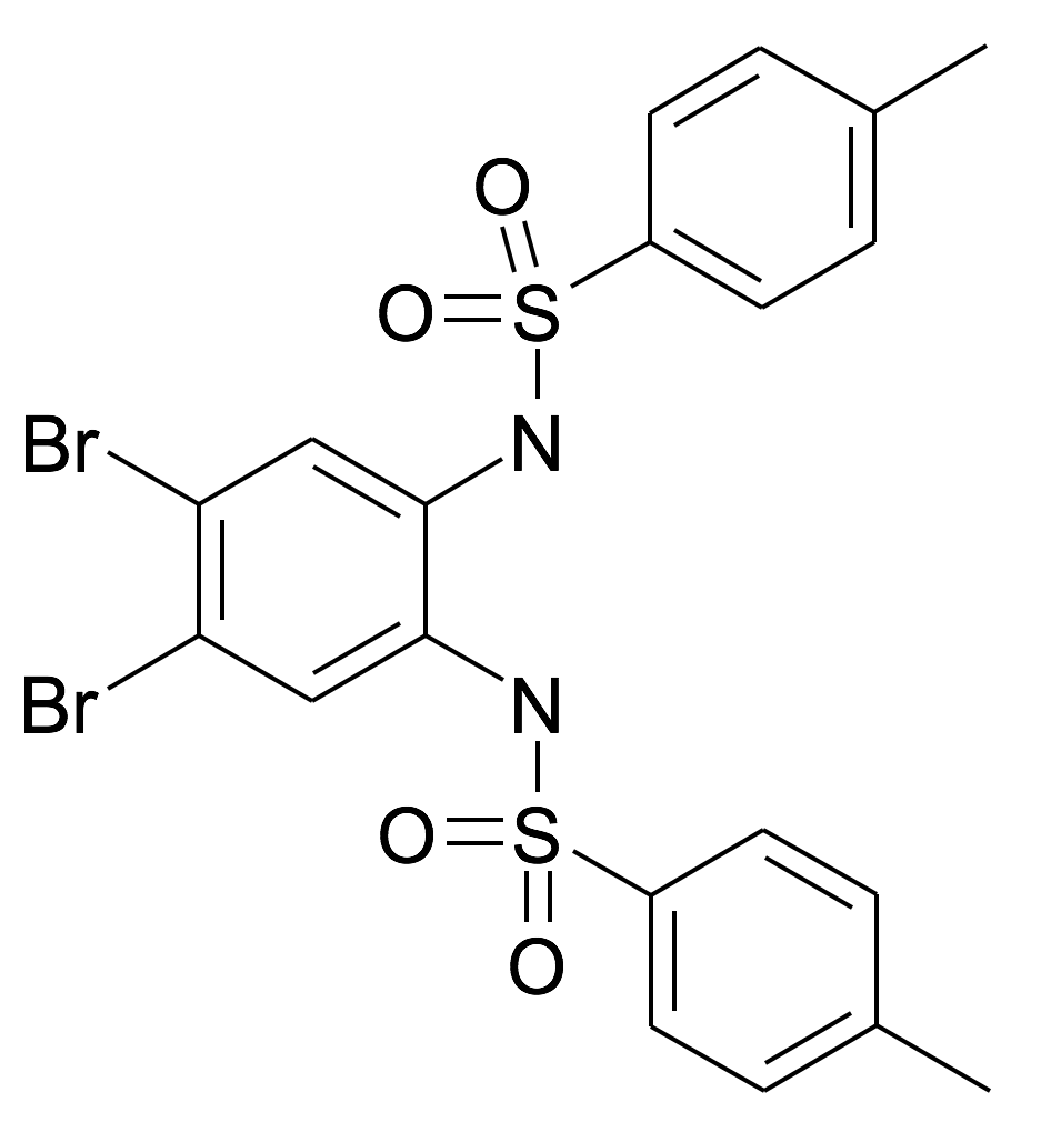 N-(4,5-DIBROMO-2-([(4-METHYLPHENYL)SULFONYL]AMINO)PHENYL)-4-METHYLBENZENESULFONAMIDE