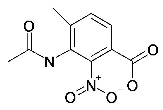 3-Acetylamino-4-methyl-2-nitro-benzoic acid
