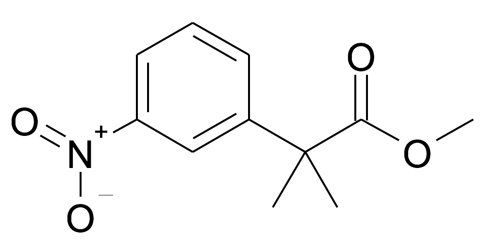 2-Methyl-2-(3-nitro-phenyl)-propionic acid methyl ester