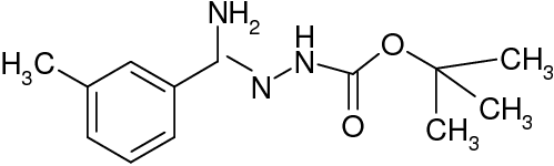 N'-[1-Amino-1-m-tolylmethylidene]hydrazinecarboxylic acid tert-butyl ester