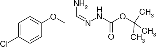 N'-[1-Amino-2-(4-chlorophenoxy)ethylidene]hydrazinecarboxylic acid tert-butyl ester