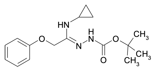 N'-[1-Cyclopropylamino-2-phenoxyethylidene]hydrazinecarboxylic acid tert-butyl ester