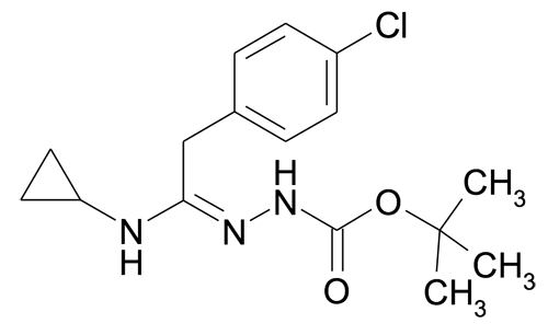 N'-[2-(4-Chlorophenyl)-1-cyclopropylaminoethylidene]hydrazinecarboxylic acid tert-butyl ester