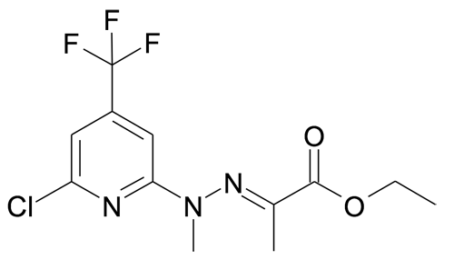 2-[(6-Chloro-4-trifluoromethyl-pyridin-2-yl)-methyl-hydrazono]-propionic acid ethyl ester