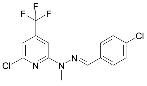 N'-[1-(4-Chloro-phenyl)-meth-(E)-ylidene]-N-(6-chloro-4-trifluoromethyl-pyridin-2-yl)-N-methyl-hydrazine